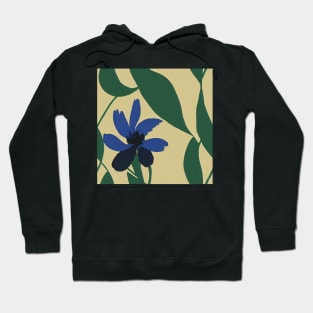 Beautiful Stylized Blue Flowers, for all those who love nature #201 Hoodie